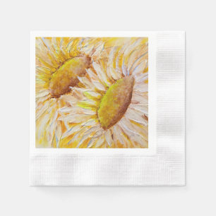 Serviette En Papier Fleurs de soleil