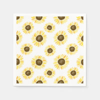 Fleurs de soleil jaunes Motif Floral