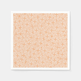 Serviette En Papier fleurs d'orange partout imprimés