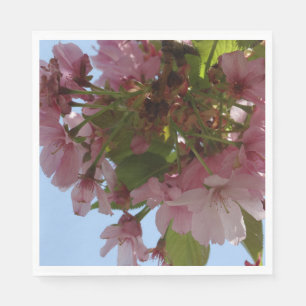 Serviette En Papier Fleurs florales roses Arbre Nature