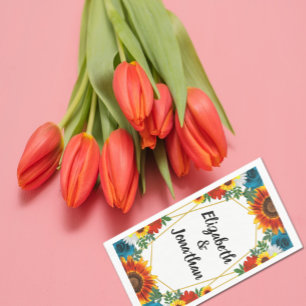 Serviette En Papier Fleurs géométriques d'été de jardin arrière