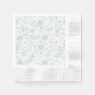 Serviette En Papier Flocons de Noël/hiver