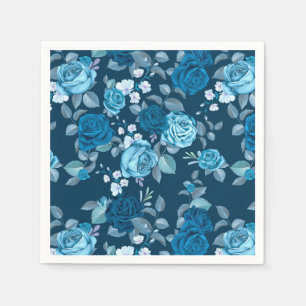 Serviette En Papier Floral