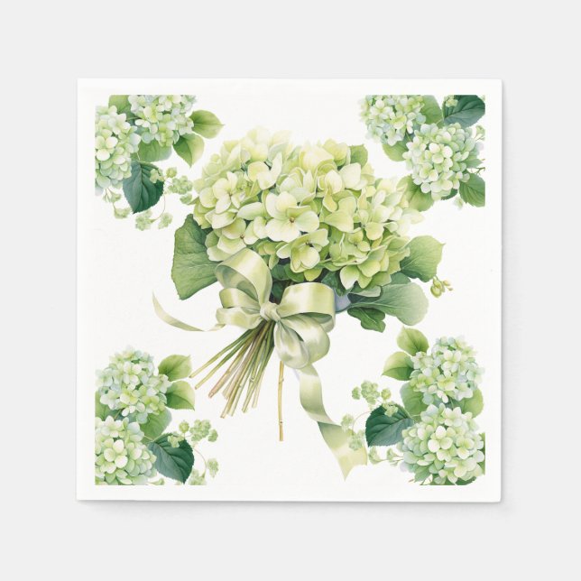 Serviette En Papier Floral Napkins (Devant)