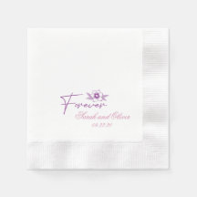 Flore de Mariage de corail violet spécial