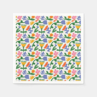 Serviette En Papier Flore printanière