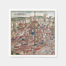 Florencia 1493 serviettes de réception cocktail