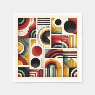 Serviette En Papier Flux Urbain des Années 70