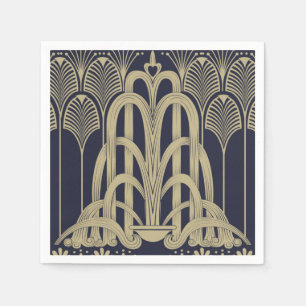 Serviette En Papier Fontaine d'années '20 d'hurlement