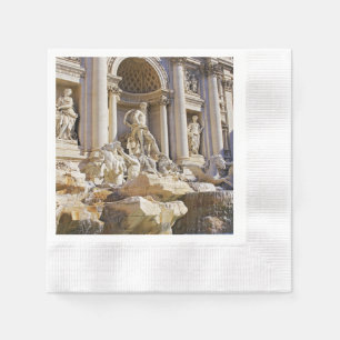 Serviette En Papier Fontaine de Trevi Rome Photographie