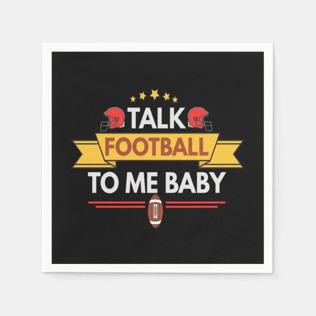 Serviette En Papier Foot de foot To me Baby Funny Fantasy (Devant)