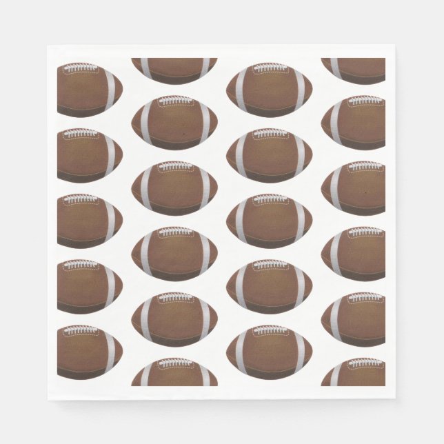 Serviette En Papier "Football" (Devant)