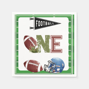 Serviette En Papier Football 1ère année après l'anniversaire