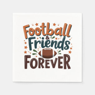Serviette En Papier Football amis pour toujours Imaginaire Football sa