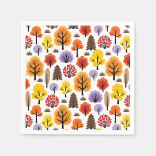 Serviette En Papier Forêt