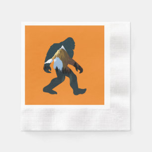 Serviette En Papier Forêt de nuit Bigfoot