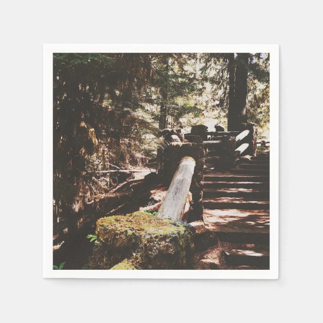 Serviette En Papier Forêt nationale de Willamette (Devant)