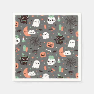 Serviette En Papier Fournitures de fête Motif pour Halloween