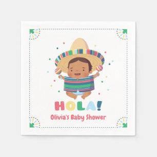 Serviette En Papier Fournitures pour Baby Shower Fête Garçon Mexicain 