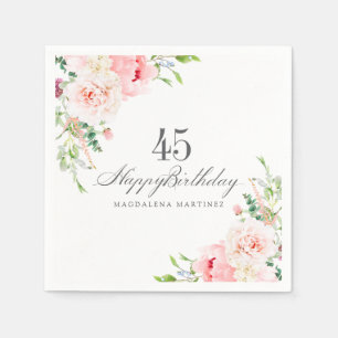 Serviette En Papier Fournitures pour fête d'anniversaire 55 ans person