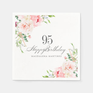 Serviette En Papier Fournitures pour fête de 95e anniversaire personna