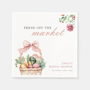Serviette En Papier Fraîche De La Fête des mariées Du Marché