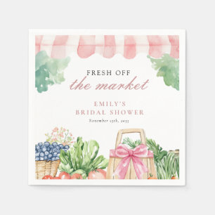 Serviette En Papier Fraîche De La Fête des mariées Du Marché