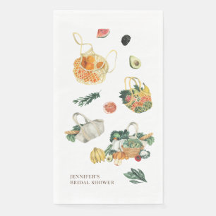 Serviette En Papier Fraîchement De La Fête des mariées De Marché Des A