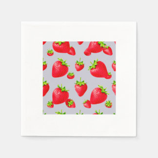 Serviette En Papier fraise