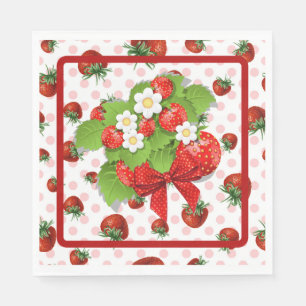 Serviette En Papier Fraises