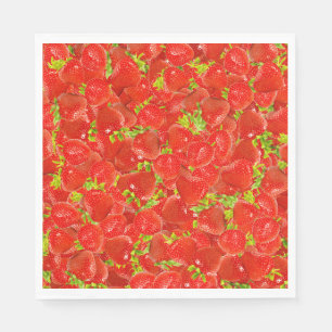 Serviette En Papier Fraises