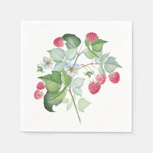 Serviette En Papier Framboise