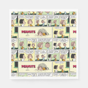 Serviette En Papier Franklin, Pepperment Patty & Marcie   Classe mathé