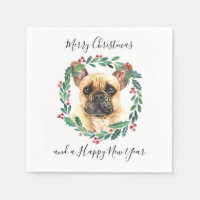 French Bulldog Elegant Chien Joyeux Noël