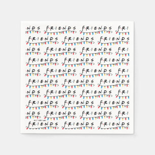 Serviette En Papier FRIENDS™ Guirlandes de Noël Logo