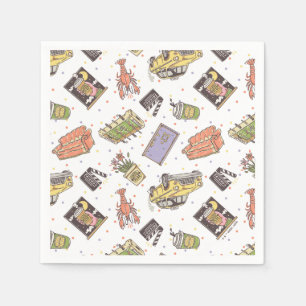 Serviette En Papier FRIENDS™   Motif à pois et icônes