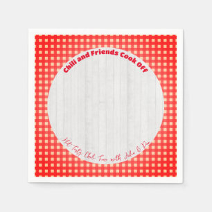 Serviette En Papier Friendsgiving Potluck Chili Cook Off Thanksgiving