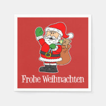Frohe Weihnachten Allemagne Noël Père Noël