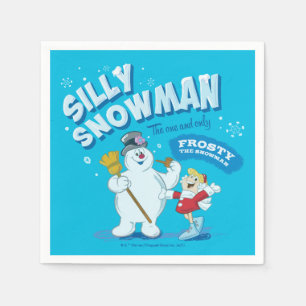 Serviette En Papier Frosty the Snowman™   "Silly Snowman"