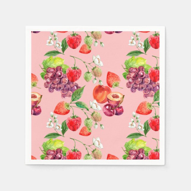 Serviette En Papier Fruit (Devant)