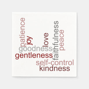 Serviette En Papier Fruit de l'art de mot d'esprit