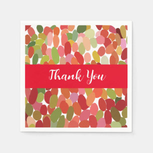 Serviette En Papier Fruits de baies colorées Fête personnalisée