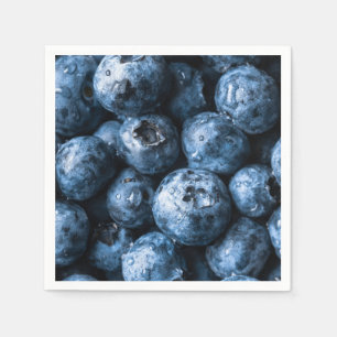 Serviette En Papier Fruits de bleuets