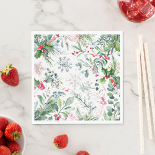 Serviette En Papier fruits frais d'hiver