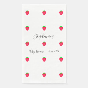 Serviette En Papier Fruits fraises Motifs Baby showers Garçons Filles
