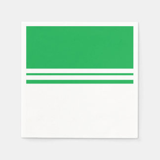 Serviette En Papier Fun Bright Vert Couleur Blocage Couleur Blocage Ra