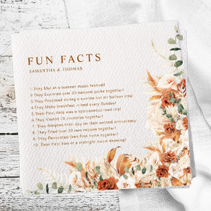 Serviette En Papier Fun Fun Faits Moderne Terracotta Chic Floral Maria