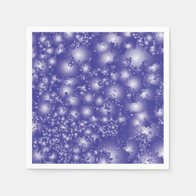 Serviette En Papier Fun PURPLE Abstrait Encre Super motif Splash (Devant)