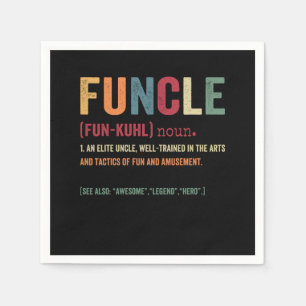 Serviette En Papier Funcle Funny Uncle Définition, Awesome Legend Hero