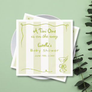 Serviette En Papier Funky Retro Doodle Dirty Martini Baby shower
